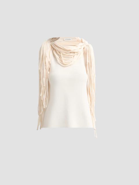 Altuzarra Women's Carrington Scarf Top - Wheat