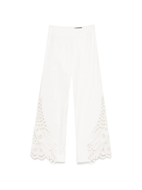 embroidered trousers