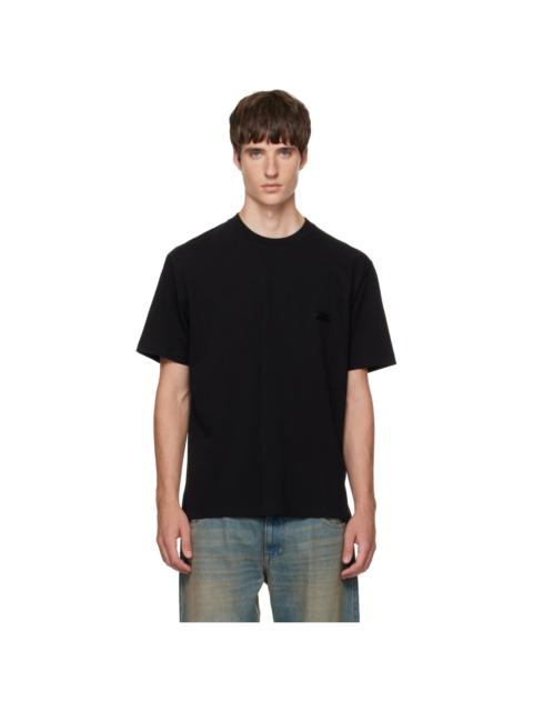 SOLID HOMME Black Paris Artwork T-shirt