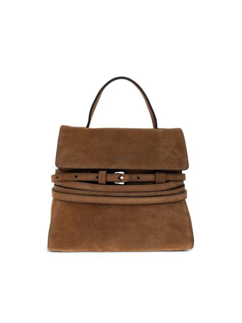 Moschino buckled top-handle tote bag