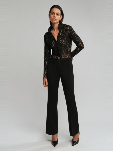 BARDOT Natalie High Rise Flared Pant In Black