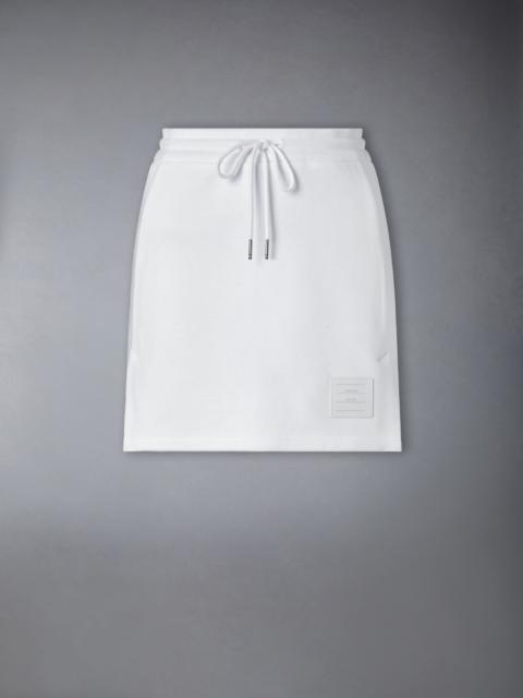 Thom Browne CLASSIC LOOPBACK JERSEY MINI SKIRT