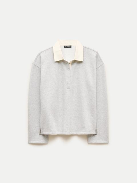 J.CREW Vintage fleece rugby sweatshirt