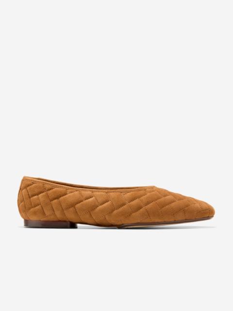 COLE HAAN Women's Jasleen Quilted Ballet Flats