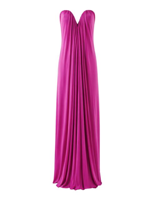 THE NEW ARRIVALS ILKYAZ OZEL Olivienne Strapless Jersey Maxi Dress