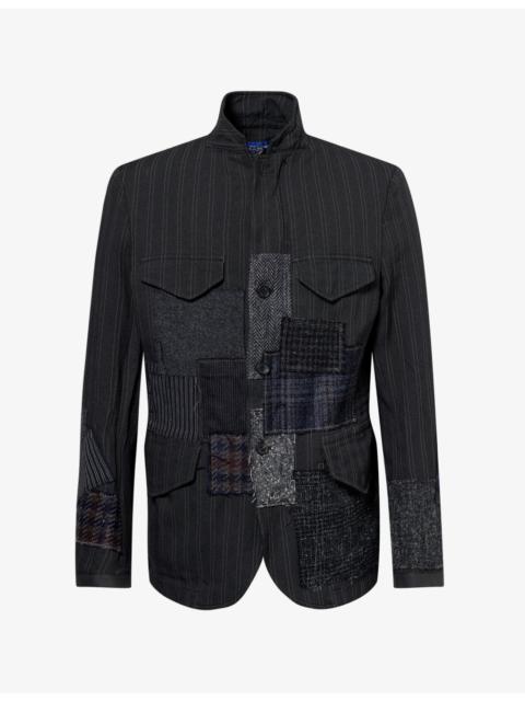 Junya Watanabe MAN Patchwork Zip Woven Blazer