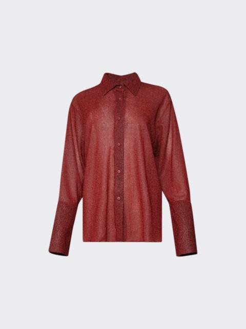 Oséree Lumiere Sleeves Shirt Coral