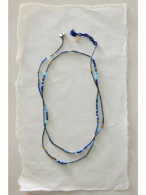 FREE PEOPLE Muse Semi-Precious Exaggerated Beaded Necklace