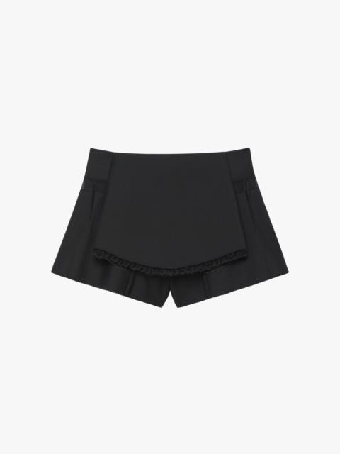 Givenchy SHORTS IN WOOL WITH APRON EFFECT