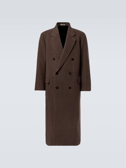 AURALEE Double-breasted wool coat