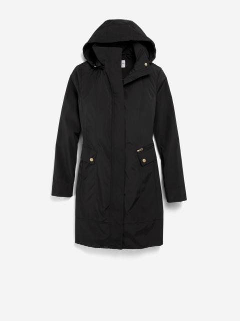COLE HAAN Women's Signature Packable Hooded Rain Jacket