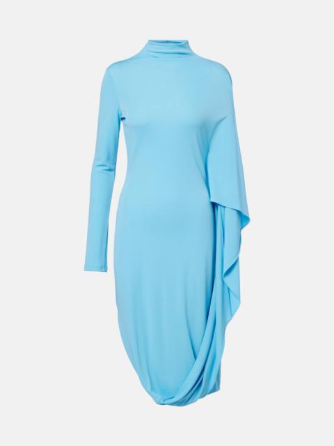 Stella McCartney Draped jersey midi dress