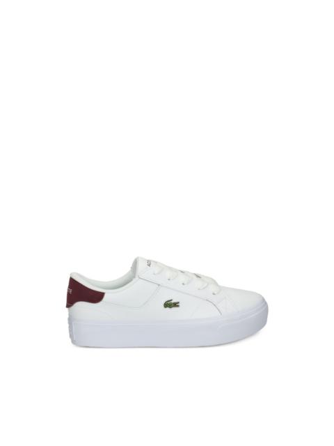 LACOSTE logo-patch platform sneakers