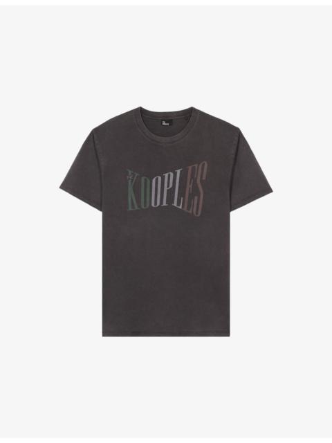 The Kooples Logo-Print Relaxed-Fit Cotton T-Shirt