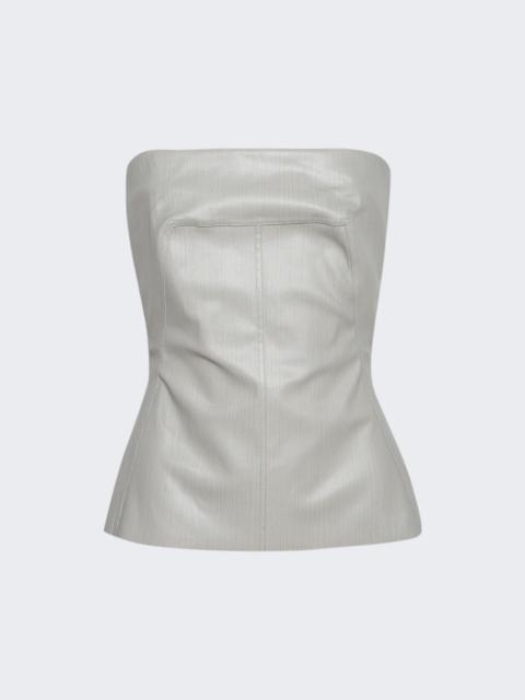 Rick Owens Denim Bustier Top Dinge