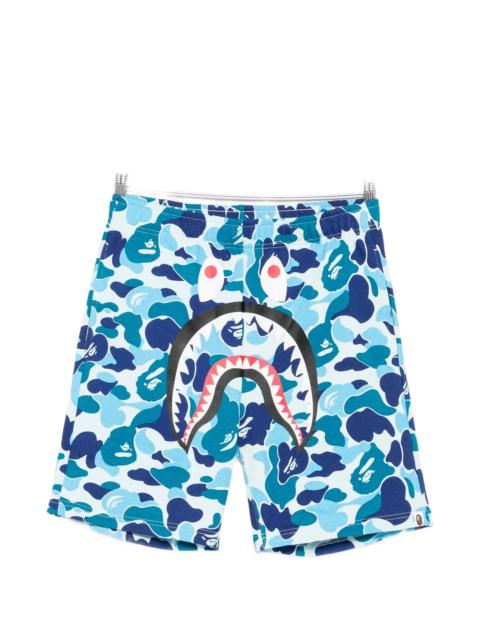 A BATHING APE® A Bathing Ape Shark ABC Camo Shorts