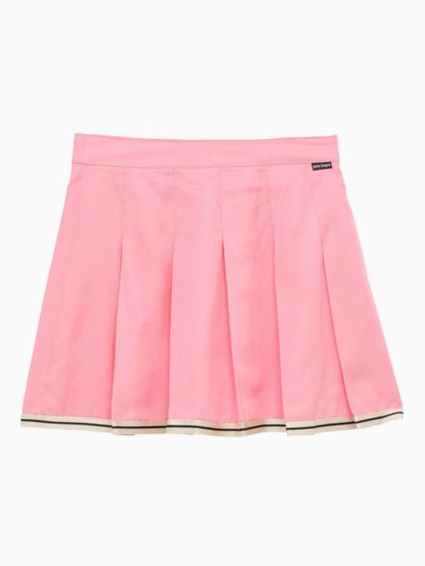 Palm Angels Pink pleated miniskirt
