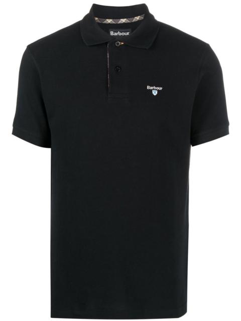 Barbour 로고 자수 폴로 셔츠