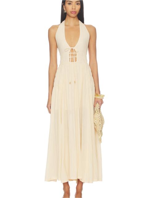 FREE PEOPLE x free-est Angel Maxi Dress In Buttercream