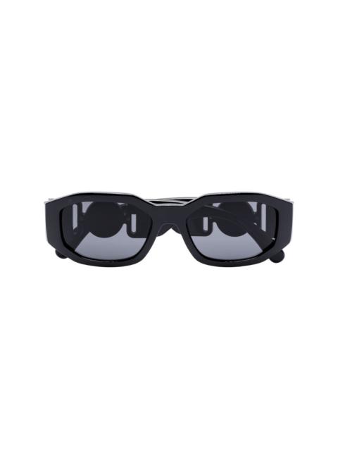Medusa Head rectangle-frame sunglasses