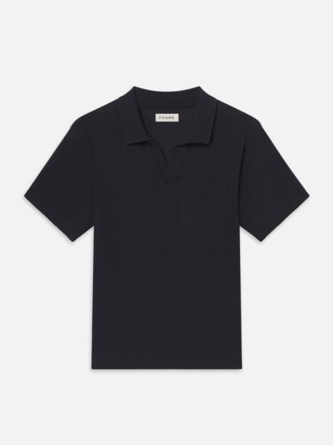 FRAME Textured Polo