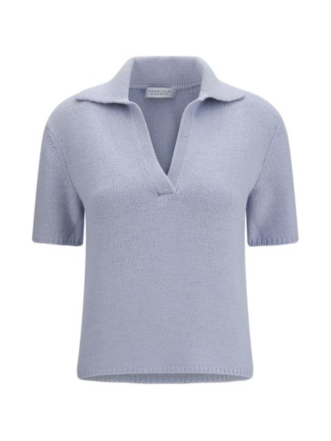 GABRIELA HEARST Sohan short-sleeved V-neck sweater