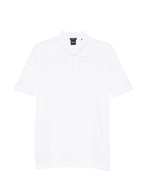 BOSS H-Parlay striped polo shirt