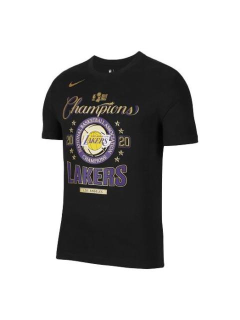 Nike Nike Los Angeles Lakers Champion Short Sleeve Black DM4543-010