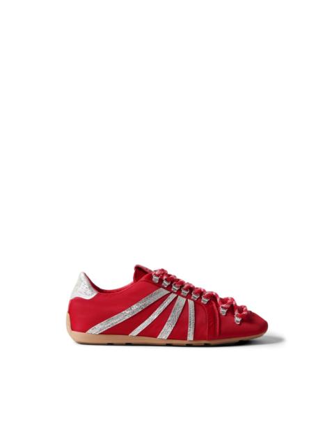 Claudie Pierlot Swing striped lace-up sneakers