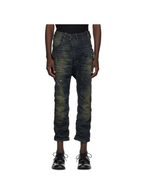 Boris Bidjan Saberi Blue Faded Jeans