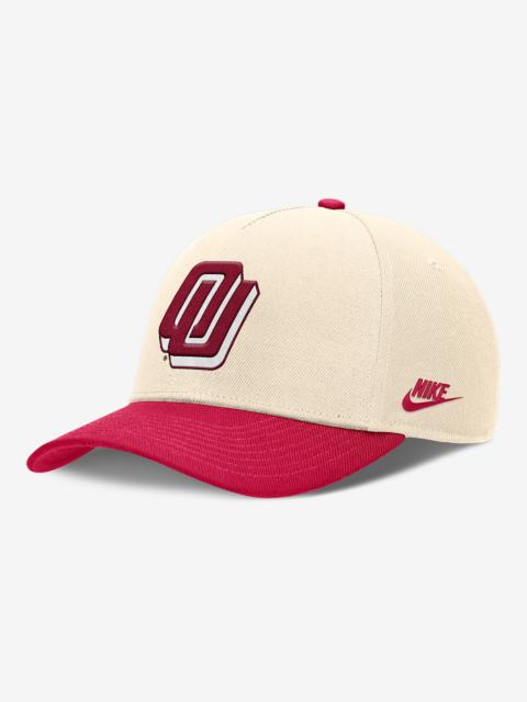 Nike Oklahoma Primetime Rise Academic Men's Nike Dri-FIT College Adjustable Hat