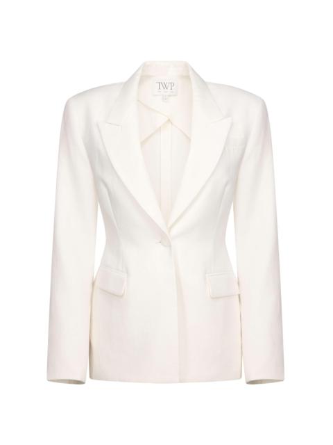 TWP Women's Jasper Linen Blazer - Ivory