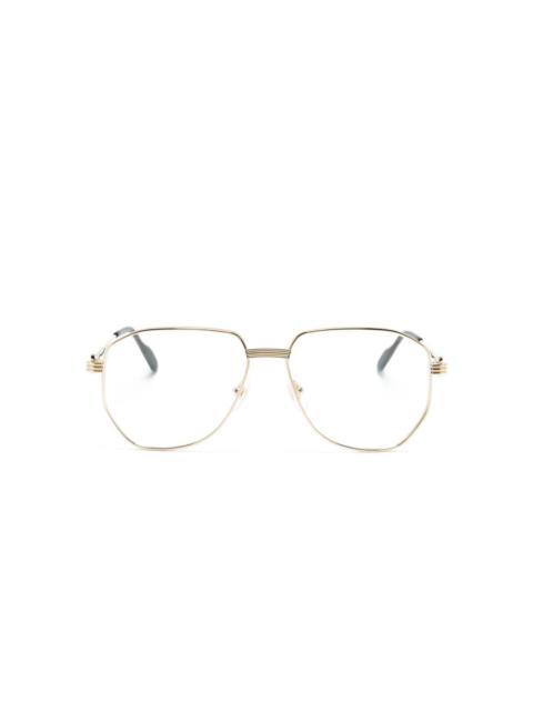 Cartier pilot-frame glasses