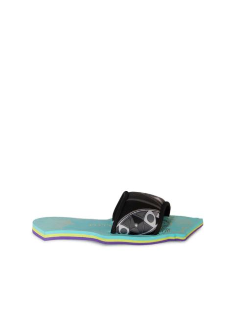 Girandole-print scuba slides