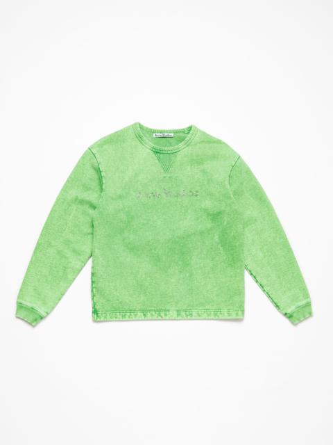 Acne Studios Logo stud sweater - Bright Green