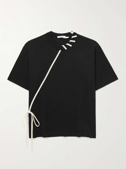 Craig Green Lace-Detailed Cotton-Jersey T-Shirt