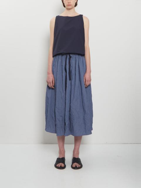apuntob Striped Crinkle Taffeta Skirt