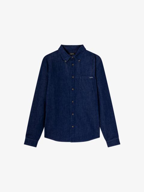 A.P.C. LIGHTWEIGHT DENIM SHIRT