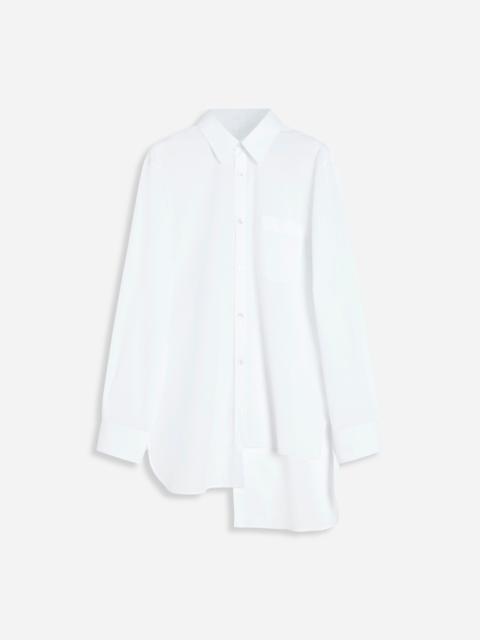 Lanvin ASYMMETRICAL SHIRT WITH TONE-ON-TONE STRIPES