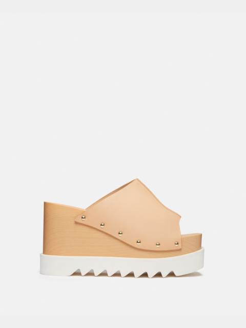 Stella McCartney Elyse Studded Slide Wedge Sandals