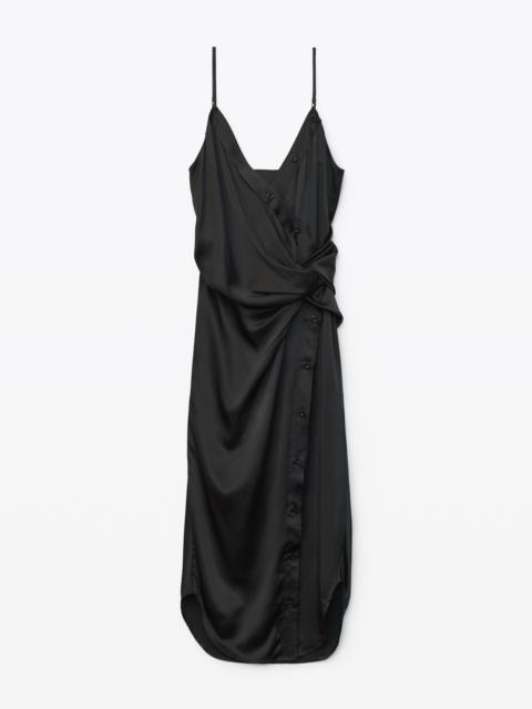 Alexander Wang CAMI TWIST MIDI DRESS