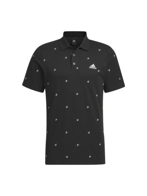 adidas adidas Future Icons Micro Polo Shirts 'Black' IA8151