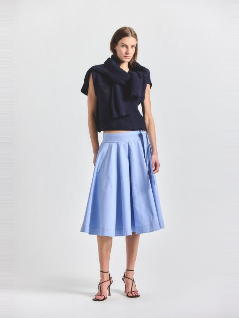 DEREK LAM 10 CROSBY SAGE WRAP SKIRT