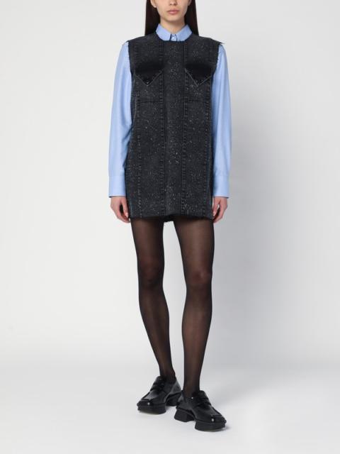 NAMACHEKO Dark grey mini dress in denim