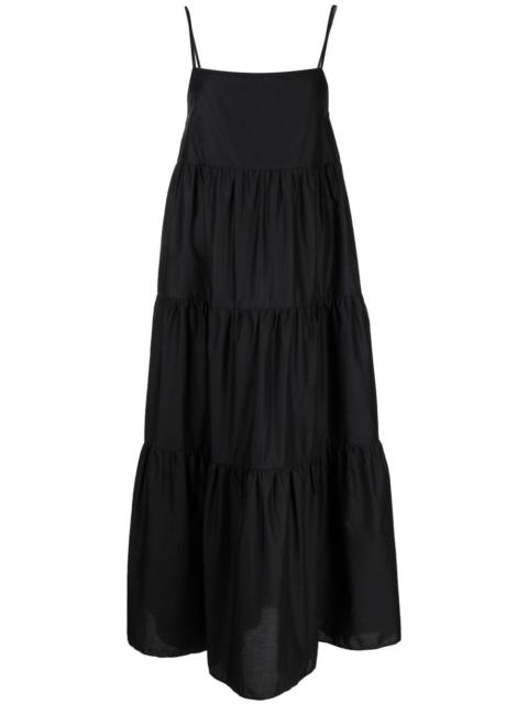 MATTEAU tiered-design midi dress