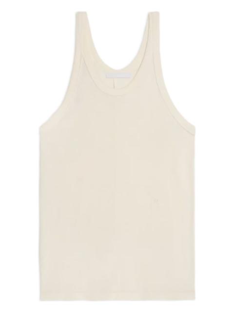 Helmut Lang logo embroidered top