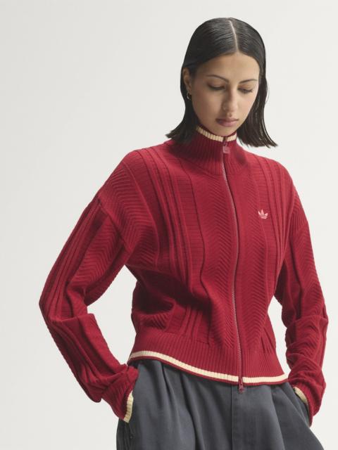 adidas Originals CABLE KNIT FIREBIRD TRACK TOP