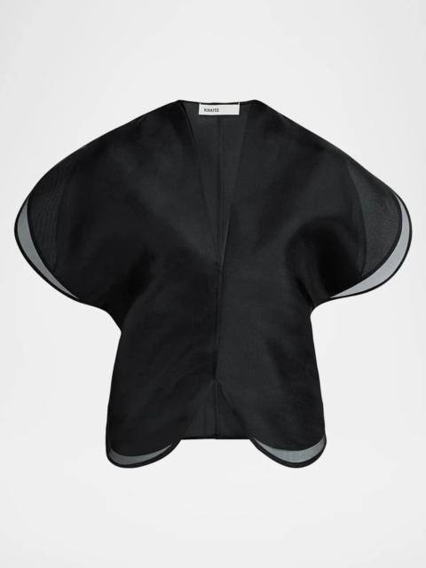 KHAITE Briar Silk Top