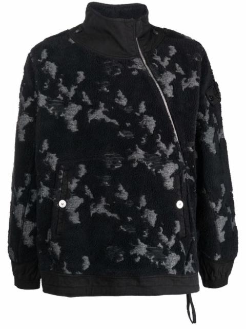 camouflage print sweatshirt