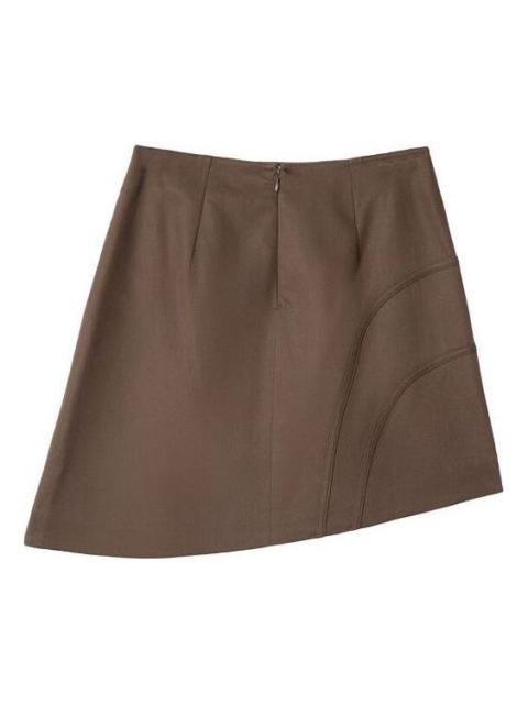 PUMA (WMNS) Puma Own The Spotlight Skirt 'Brown' 628229-13